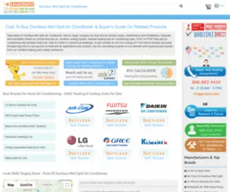 Ductlessminisplitairconditioner.com(Ductlessminisplitairconditioner) Screenshot