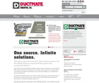 Ductmate.com(Ductmate Industries) Screenshot