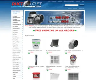 Ductoutlet.com(Duct Outlet) Screenshot