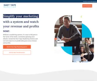 Ducttapemarketing.com(Small Business Marketing Agency) Screenshot