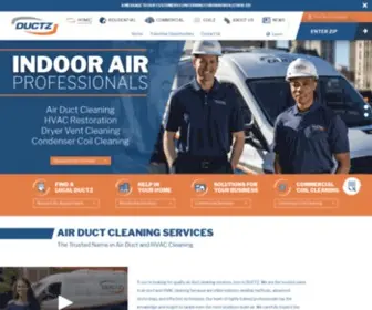 Ductz.com(HVAC Restoration & Air Duct Cleaning Services) Screenshot