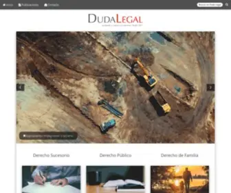 Dudalegal.cl(Duda Legal) Screenshot
