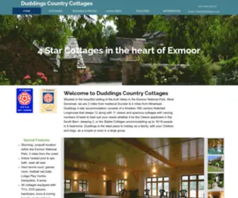 Duddings.co.uk(Duddings Country Cottages) Screenshot