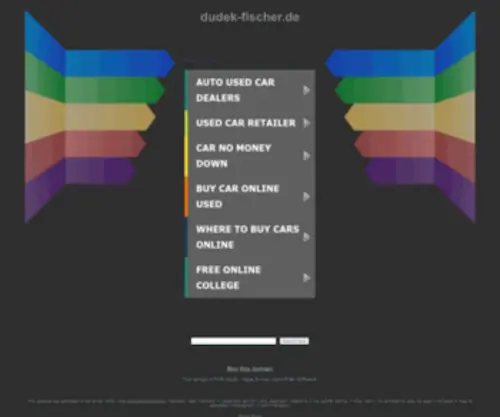 Dudek-Fischer.de(Autohaus Dudek) Screenshot