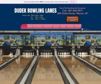 Dudekbowling.com(Birthday Parties) Screenshot