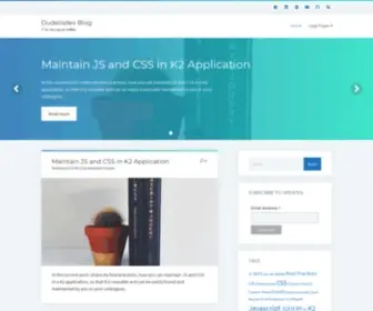Dudelisdev.com(Dudelisdev Blog) Screenshot