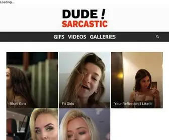 Dudesarcastic.com(恭喜大发财) Screenshot