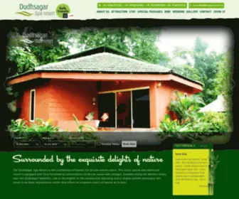 Dudhsagarsparesort.com(Dudhsagar Spa Resort) Screenshot