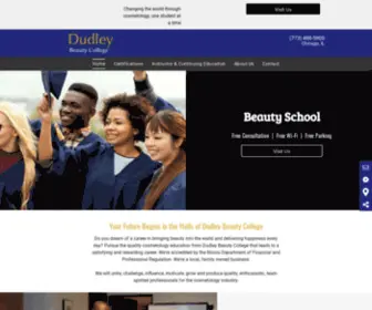 Dudleybeautycollegechicago.com(Dudley Beauty College) Screenshot