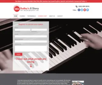 Dudleybsharp.com(Music Classes) Screenshot