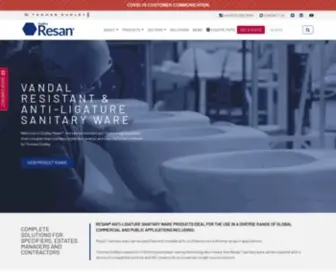 Dudleyresan.co.uk(Anti-ligature Sanitary ware & Vandal Resistant Fixtures) Screenshot