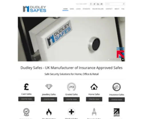 Dudleysafes.com(Dudley Safes) Screenshot