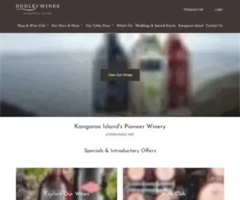 Dudleywines.com.au(Dudley Wines Kangaroo Island) Screenshot