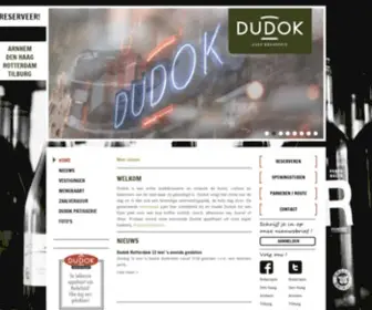 Dudok.nl(Bij Dudok kunt u lekker eten en drinken) Screenshot