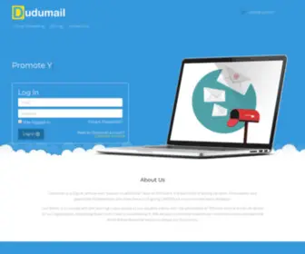 Dudumail.in(Log In) Screenshot