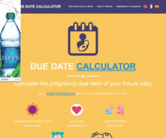 Due-Calculator.com(Due date calculator) Screenshot