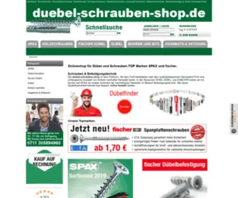 Duebel-SChrauben-Shop.de(Duebel SChrauben Shop) Screenshot