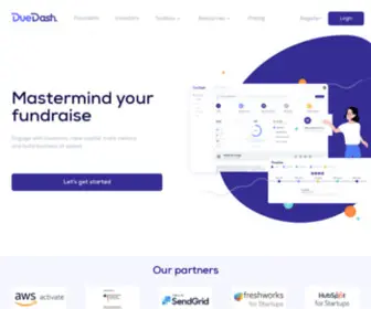 Duedash.com(Investor relations made easy) Screenshot