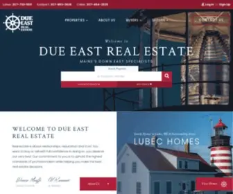 Dueeast.com(Due East Real Estate) Screenshot