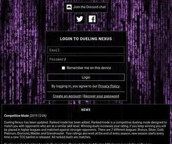Duelingnexus.com(Dueling Nexus) Screenshot