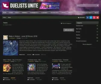 Duelistsunite.org(YGO Omega) Screenshot