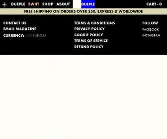 Dueplesocks.com(Dueple Socks) Screenshot