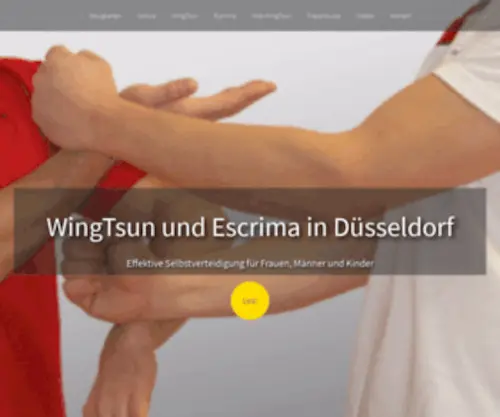 Duesseldorf-WT.de(WingTsun und Escrima in Düsseldorf) Screenshot