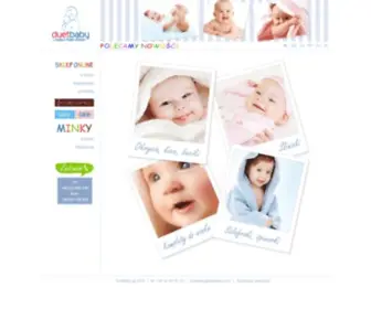 Duetbaby.com(Duetbaby. Częstochowa. Producent wyrobów dla niemowląt) Screenshot