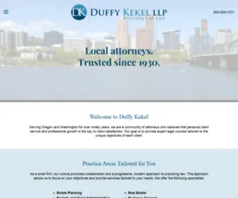 Duffykekel.com(Attorneys at Law) Screenshot