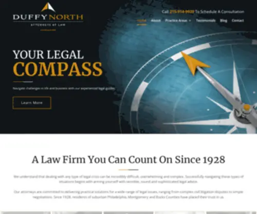 Duffynorth.com(Montgomery County Business and Estate Planning Attorney) Screenshot