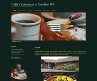 Duffysaberdeen.com(Duffy's Restaurant in Aberdeen WA) Screenshot