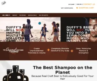 Duffysbrew.com(Duffy's Brew Premium Craft Beer Shampoo) Screenshot