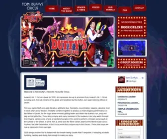 Duffyscircus.com(Tom Duffy's Circus) Screenshot