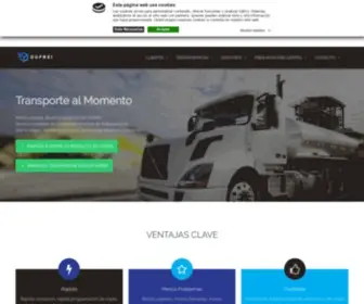 Dufrei.com(Transporte de Combustible y Tecnología para el Transporte) Screenshot