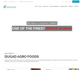 Dugadagrofoods.com(Dugad Agro Foods) Screenshot