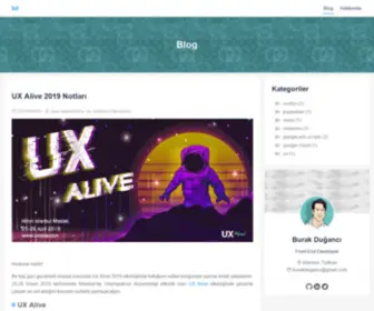 Duganci.com(Burak Duğancı) Screenshot