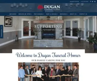 Duganfh.com(Dugan Funeral Homes) Screenshot