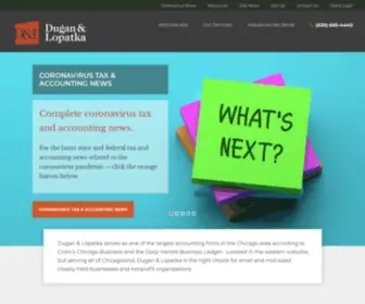 Duganlopatka.com(Accounting Firm in Chicago IL) Screenshot