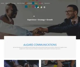 Dugardcommunications.com(DuGard Communications) Screenshot