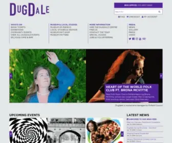 Dugdalecentre.co.uk(Dugdale arts centre features an exciting and innovative programme of work) Screenshot