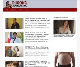 Dugongmaharlika.com(Dugongmaharlika) Screenshot