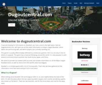 Dugoutcentral.com(The biggest baseball news site) Screenshot