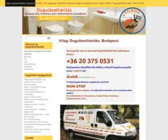 Dugulaselharitasbudapesten.com(Világi Duguláselhárítás Budapest) Screenshot