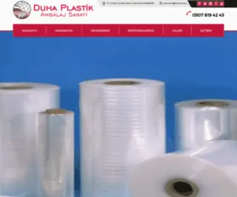 Duhaplastikambalaj.com(Duha Plastik) Screenshot