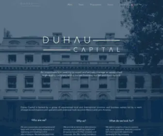 Duhaucapital.com(Duhau Capital) Screenshot