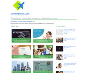 Duhocnhanh.com(Du học nhanh) Screenshot