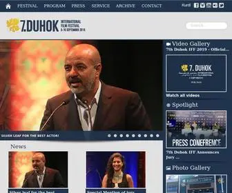 Duhokiff.com(Duhok International Film Festival) Screenshot