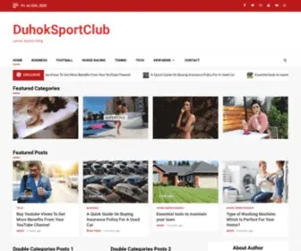 Duhoksportclub.com(Home) Screenshot