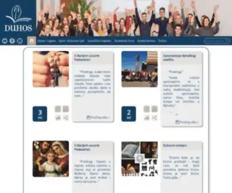 Duhos.com(Duhovnost osječkih studenata) Screenshot