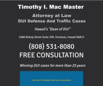 Duihawaii.com(Hawaii DUI Defense Lawyer) Screenshot